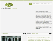 Tablet Screenshot of gardinerdesign.com